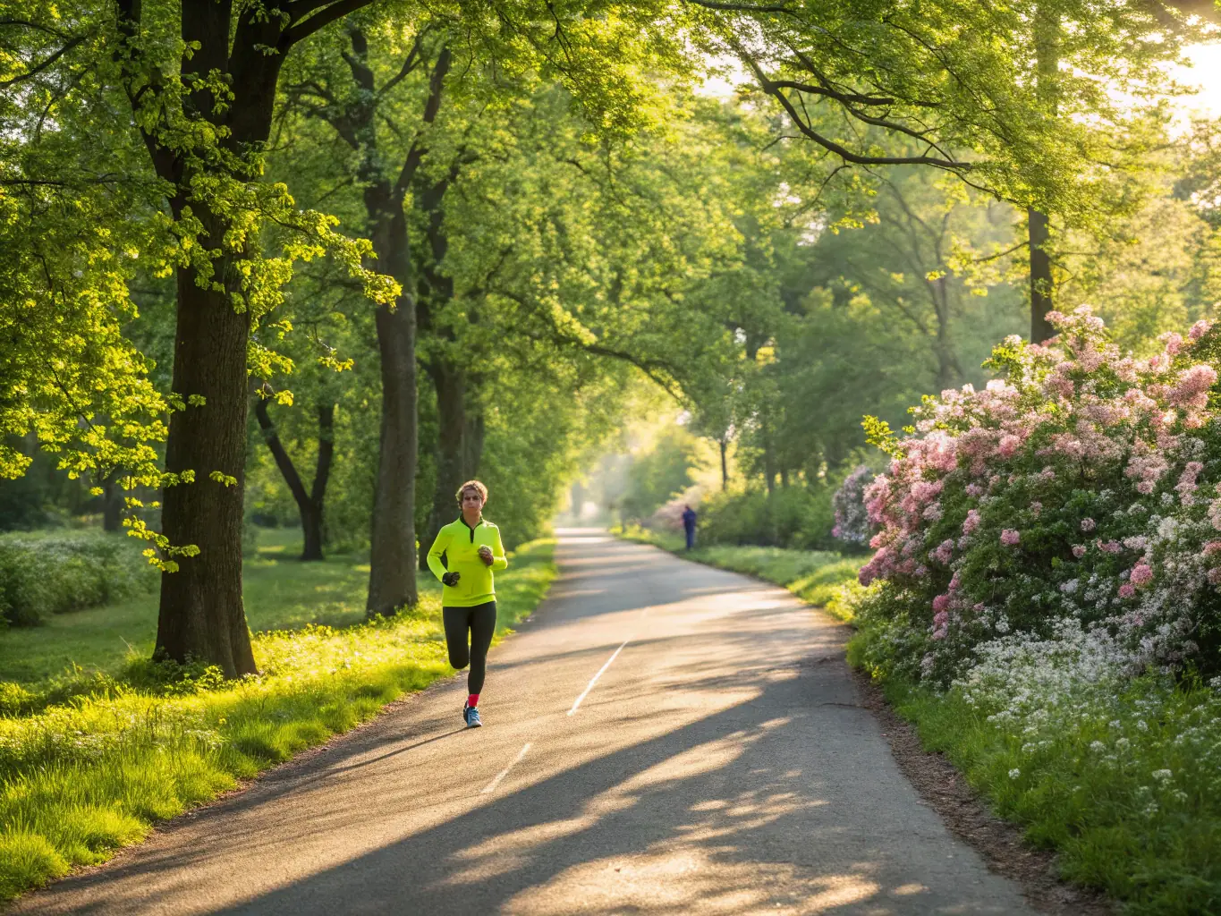 A patient smiling and enjoying an active lifestyle after receiving NUCCA treatment from Dr. Stockwell. The image should convey a sense of vitality, freedom from pain, and improved quality of life.