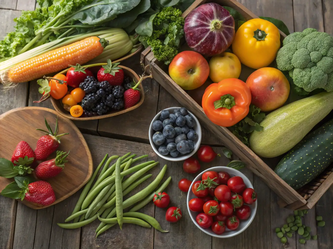 A vibrant image showcasing a variety of whole, unprocessed foods, representing the GAPS diet and its focus on gut health and nutrition.